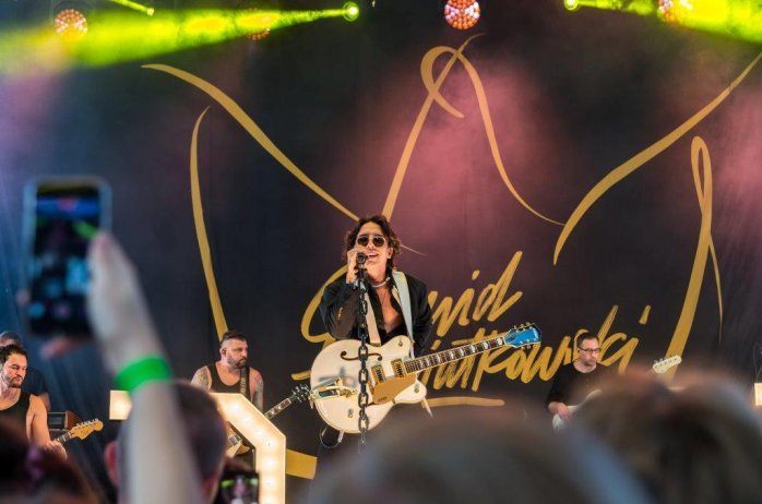 Koncert Dawida Kwiatkowskiego w wislańskim amfiteatrze